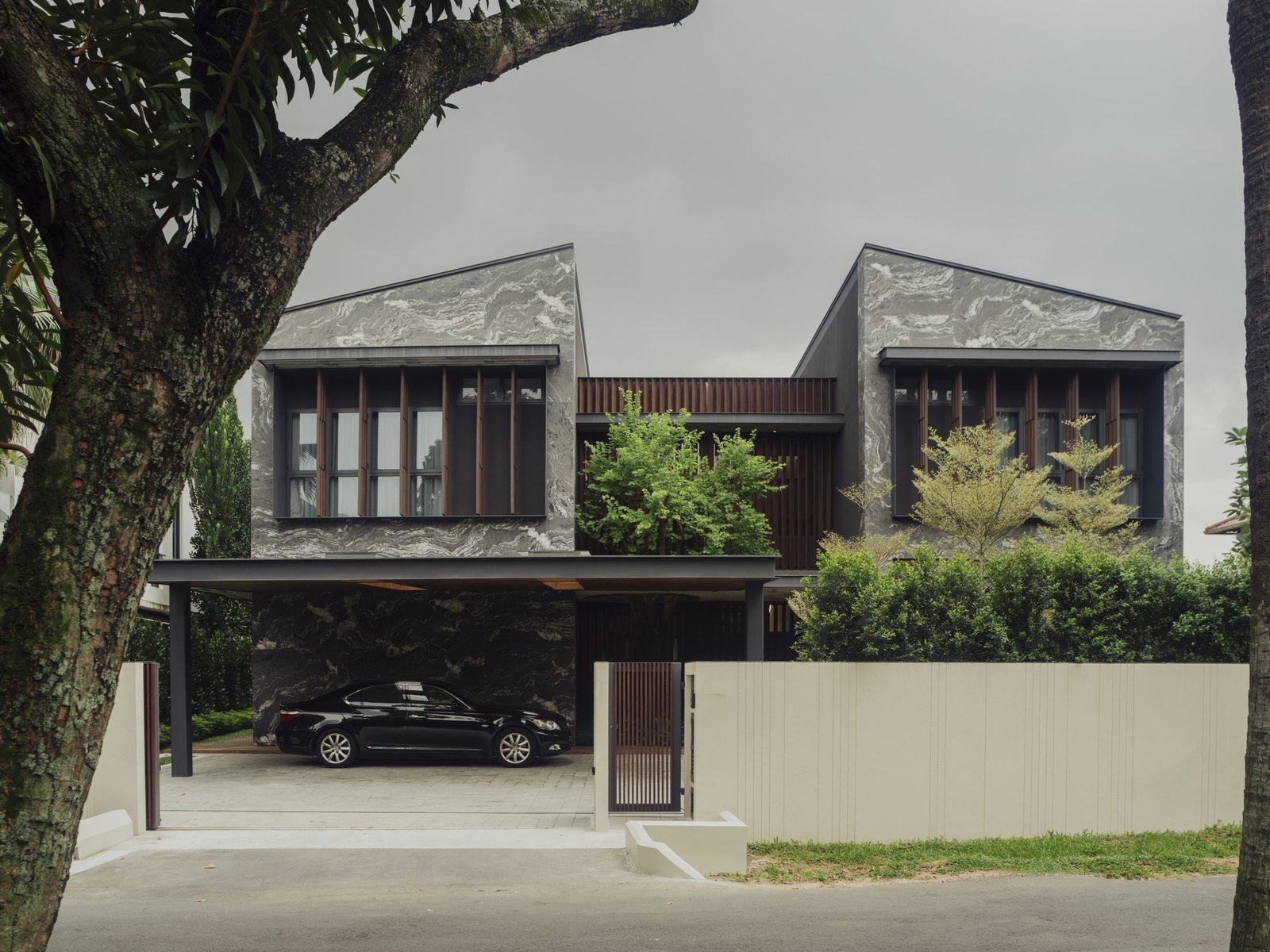 Quarry of Qi, a landed home in marble and timber by Quod Architects