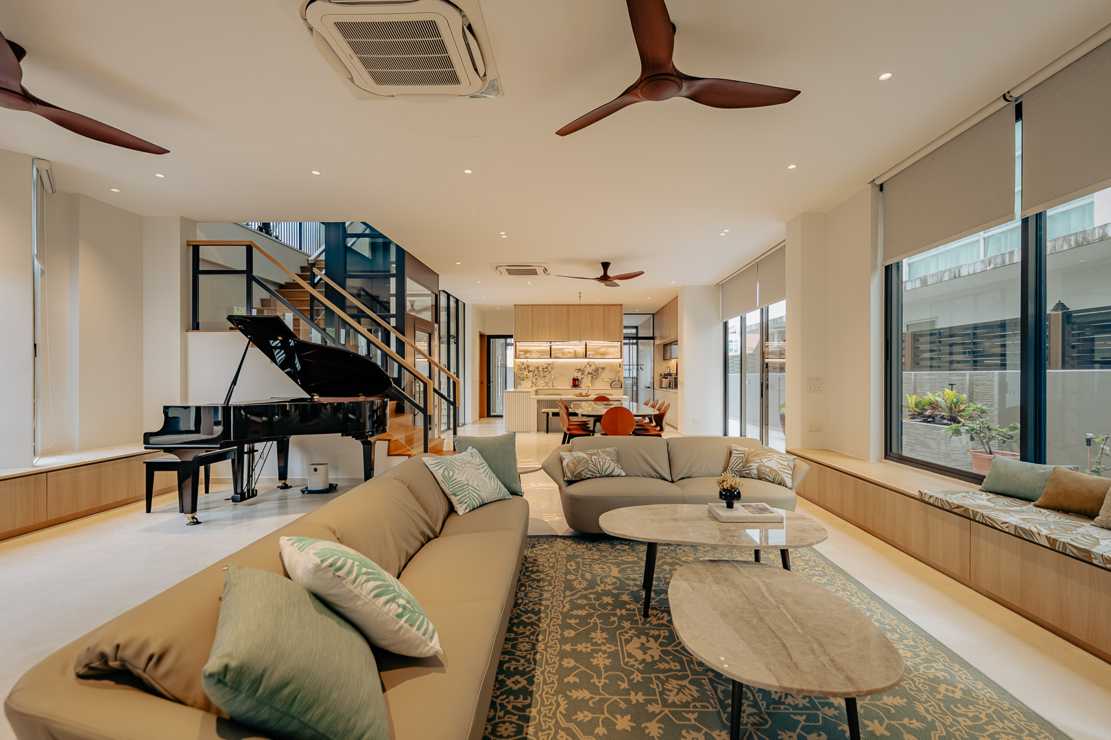 The Angled House, a landed home shaped by an angular geometry by Quod Architects